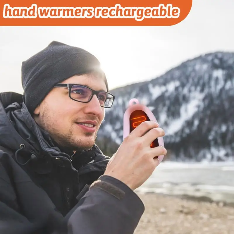 USB-грелки для рук перезаряжаемая от USB зимняя грелка модный внешний вид