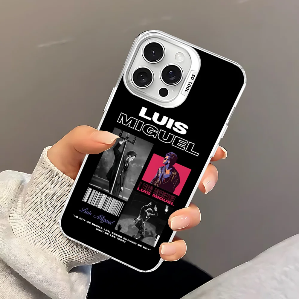 Чехол для телефона L-Luis M-Miguel Singer iPhone 16 15 14 13 12 11 Pro Max X XR XSMAX 8 7 Plus матовая