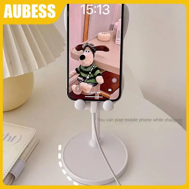 

2023 Cell Phone Stand Adjustable Universal Tablet Support Cute Cartoon Bunny For Iphone 11 12 Ipad Lovely Rabbit Bracket