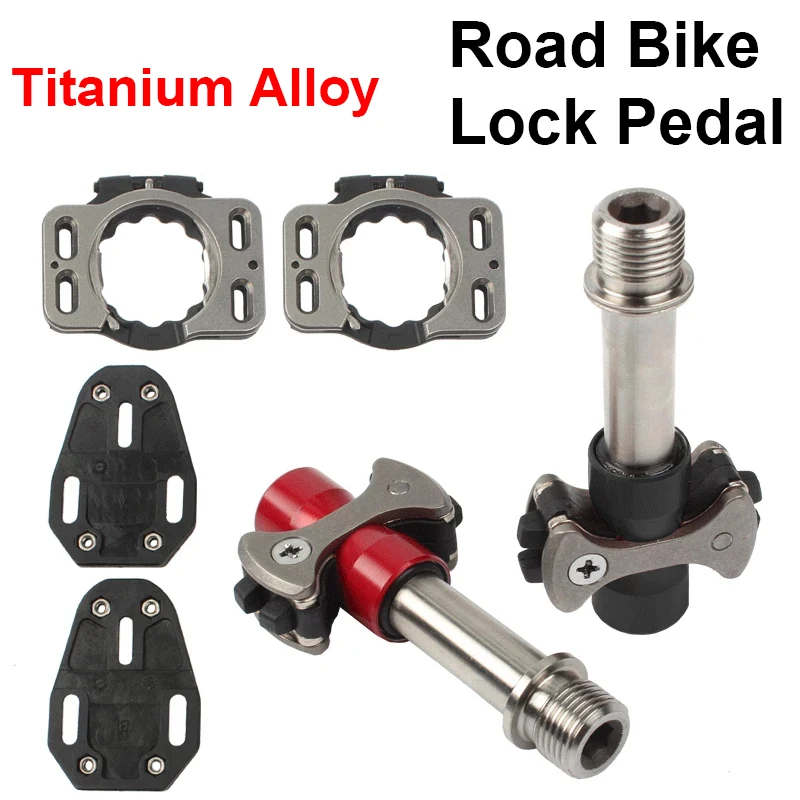 

Titanium Alloy Road Bike Pedal Ultralight Speedplay Zero Self-lock Pedals Adjustable 3bearing Pedals with Buckle Cycling parts