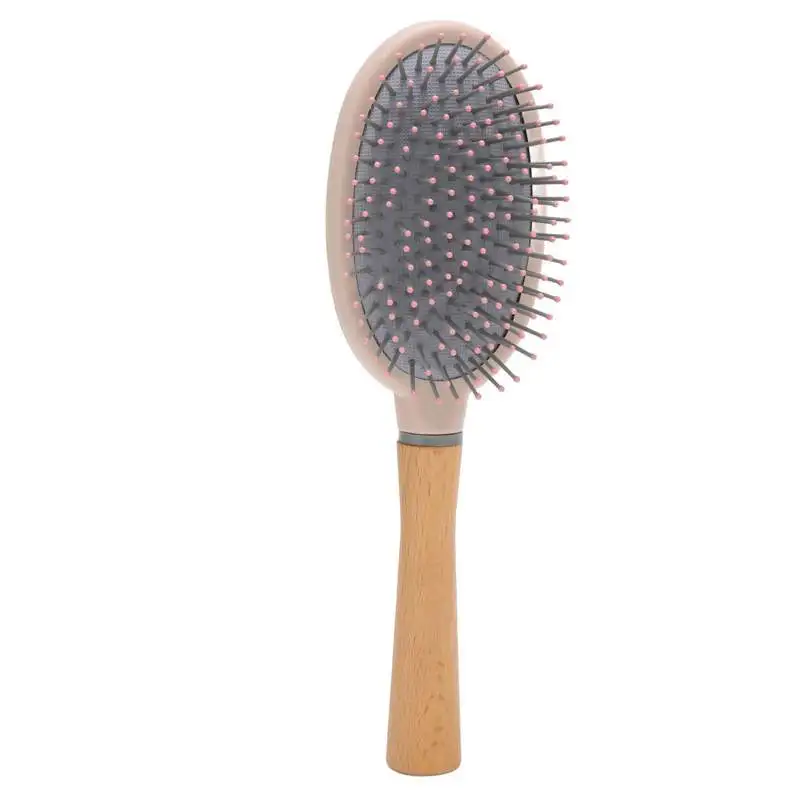 

Hair Brush Massage Scalp Wooden Handle Paddle Brush for Thick Thin Hair for Dry Wet Hair