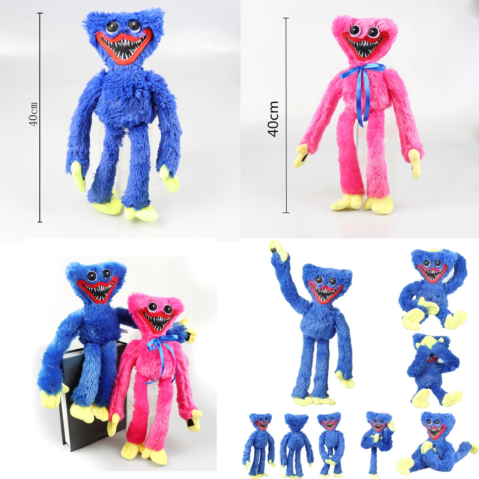 

40cm Huggy Wuggy Plush Toy Hague Vagi Soft Stuffed Toys Game Character Horror Doll Toys for Children Gift