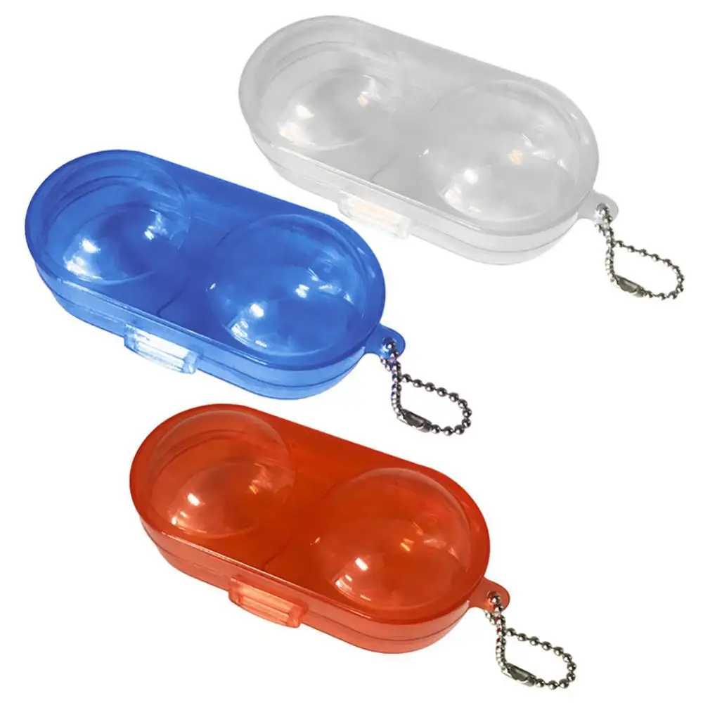 

Table Tennis Container Box Portable Plastic Storage Case for 2 Ping-Pong Balls Container Box