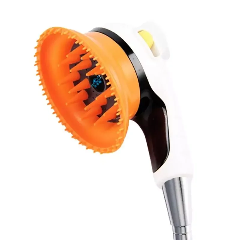 

Dog Shower Sprayer Rubber Handheld Bidet Sprayer Hose Pets Shower Head Push On Bath Tub Sink Faucet Attachment For Wash Hair