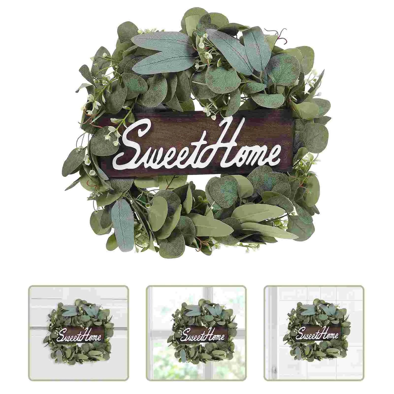 

1 шт., декоративная настенная гирлянда с венком