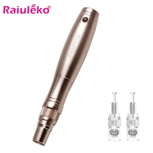 Дерма ручка завальцовки MYM микроиглы Ручка микро винтовой порт иглы картридж BB светящееся устройство Проводной Электрический Дерма инструменты МТС