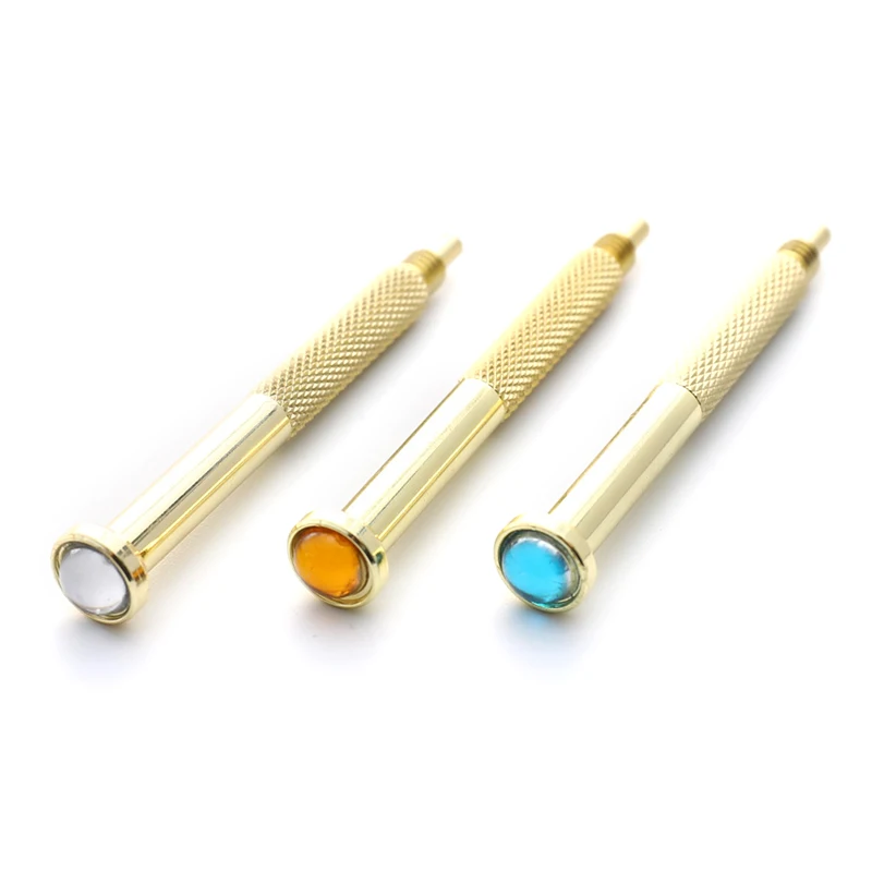 

1 Pc Nail Art Hand Dangle Drill Hole Maker Dotting Pen Piercing Professional Manicure Nail Art Tool Random Color