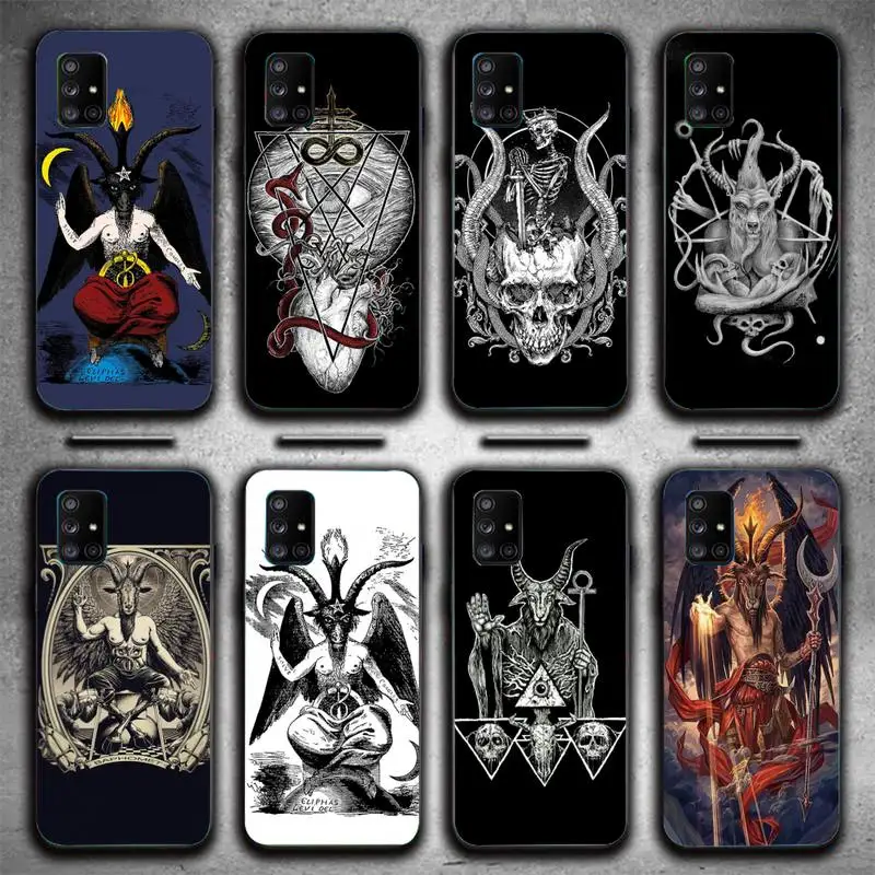 

Devil Satan Phone Case For Samsung Galaxy S6 S7 Edge Plus S9 S20Plus S20ULTRA S10lite S225G S10 Note20ultra Case