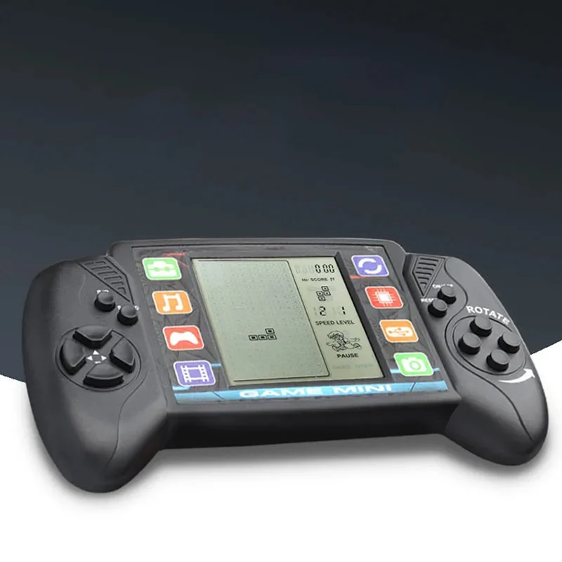 

Pocket Handheld Video Game Console 3.5In LCD Mini Portable Brick Game Player With Built-In 23+26 Games Coloful