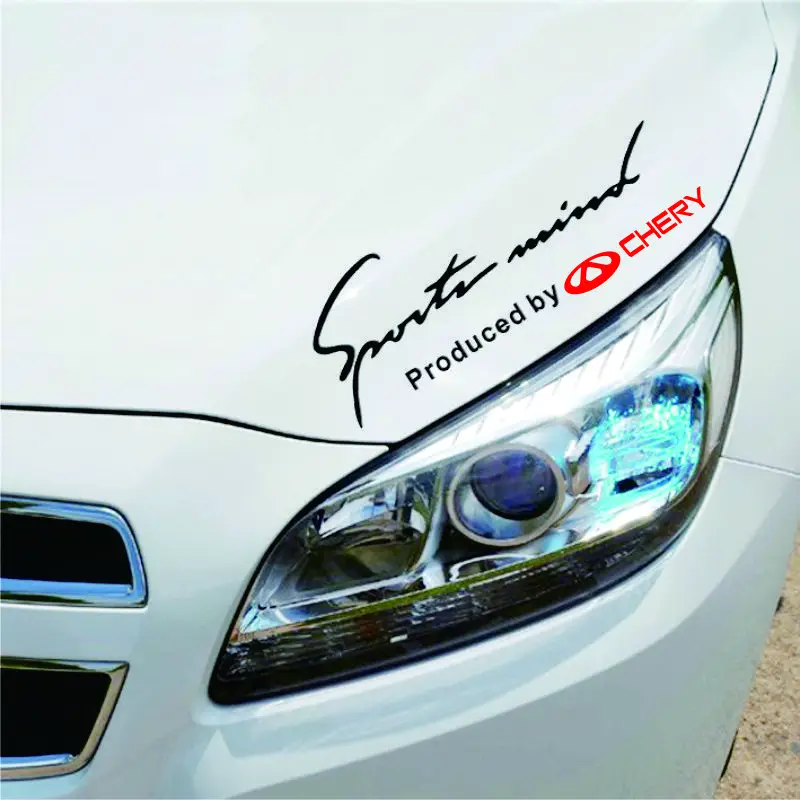 

Car Stickers Reflective Decal For Chery Bonnet Bodywork Scratch Stripe Marks Headlight Decals Stickers 30cmX10cm Car Accessories