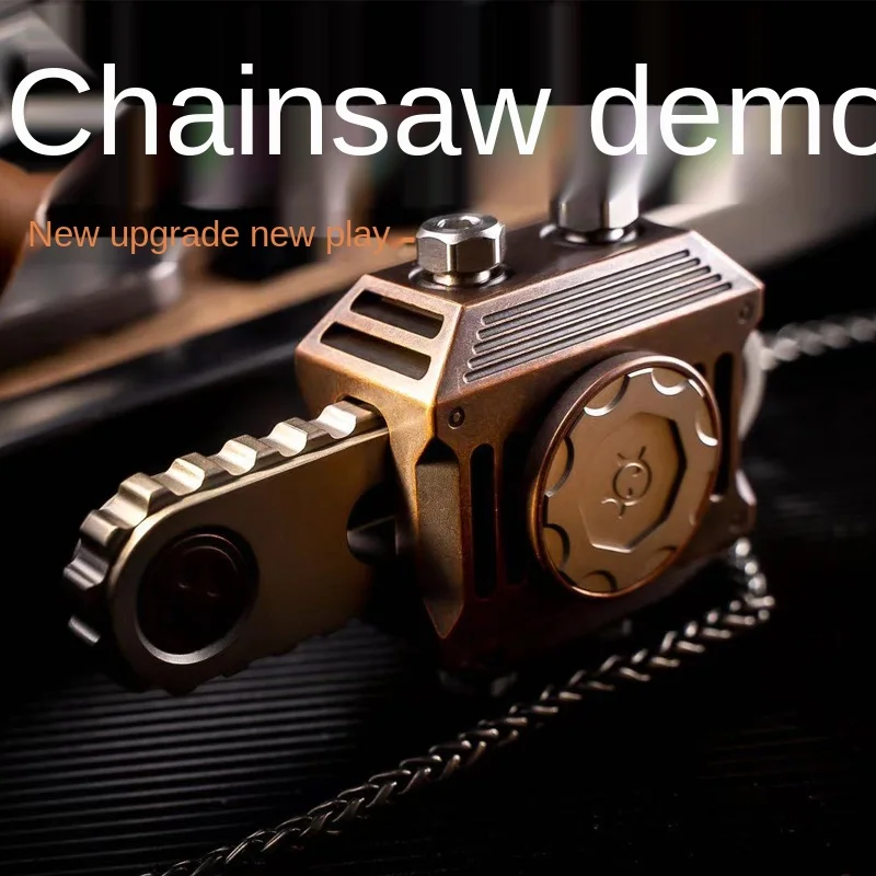 

Original EDC Chainsaw Crazy Magic 2.0 Fingertip Gyro Multi-Function Egg Pushing Pressure Reduction Toy