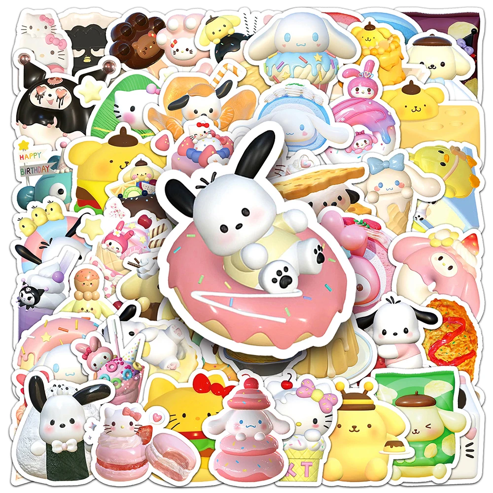 3D наклейки Mulletty Sanrio Hello Kitty