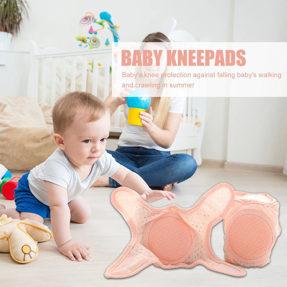 

1 Pair Toddlers Baby Knee Pad Non Slip Safety Kneepad Leg Crawling Elbow Cushion Infants Boys Girls Knee Support Protector