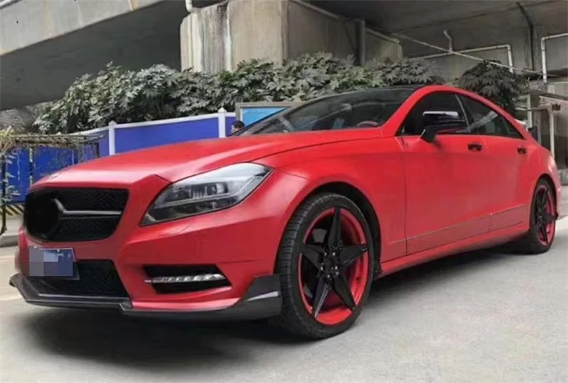 Vorstein стиль углеродное волокно передняя губа для 2012-2013 MERCEDES BENZ Cls-Class W218 AMG Cls63