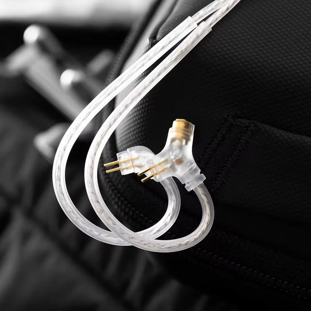 Фото Новый кабель для обновления наушников Kinera Celest Sky Wing с микрофоном 2Pin 0,78 IEMs для игровых звонков, разъем для наушников для подарков №2