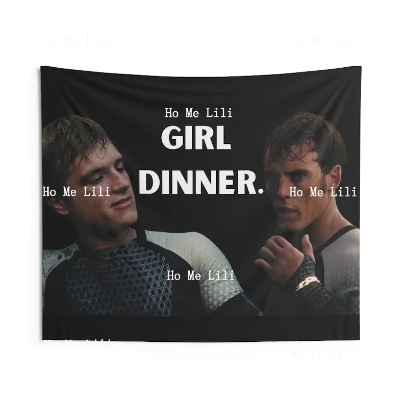 Фото Peeta Mellark Josh Hutcherson And Finnick Odair Sam Claflin Hunger Games Гобелен для ужина для девочек №3