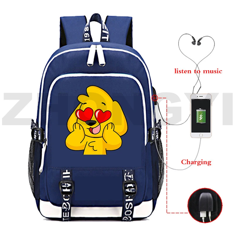 

Mikecrack Backpack Teenager School Zipper Bag Kids Compadretes Anime USB Type Travel Rucksack Large Mochila Los Compas Bag Men