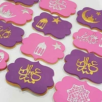 embossing baking cake mold acrylic moon castle shape decoration mould diy chocolate chip cookies decorate casting tool