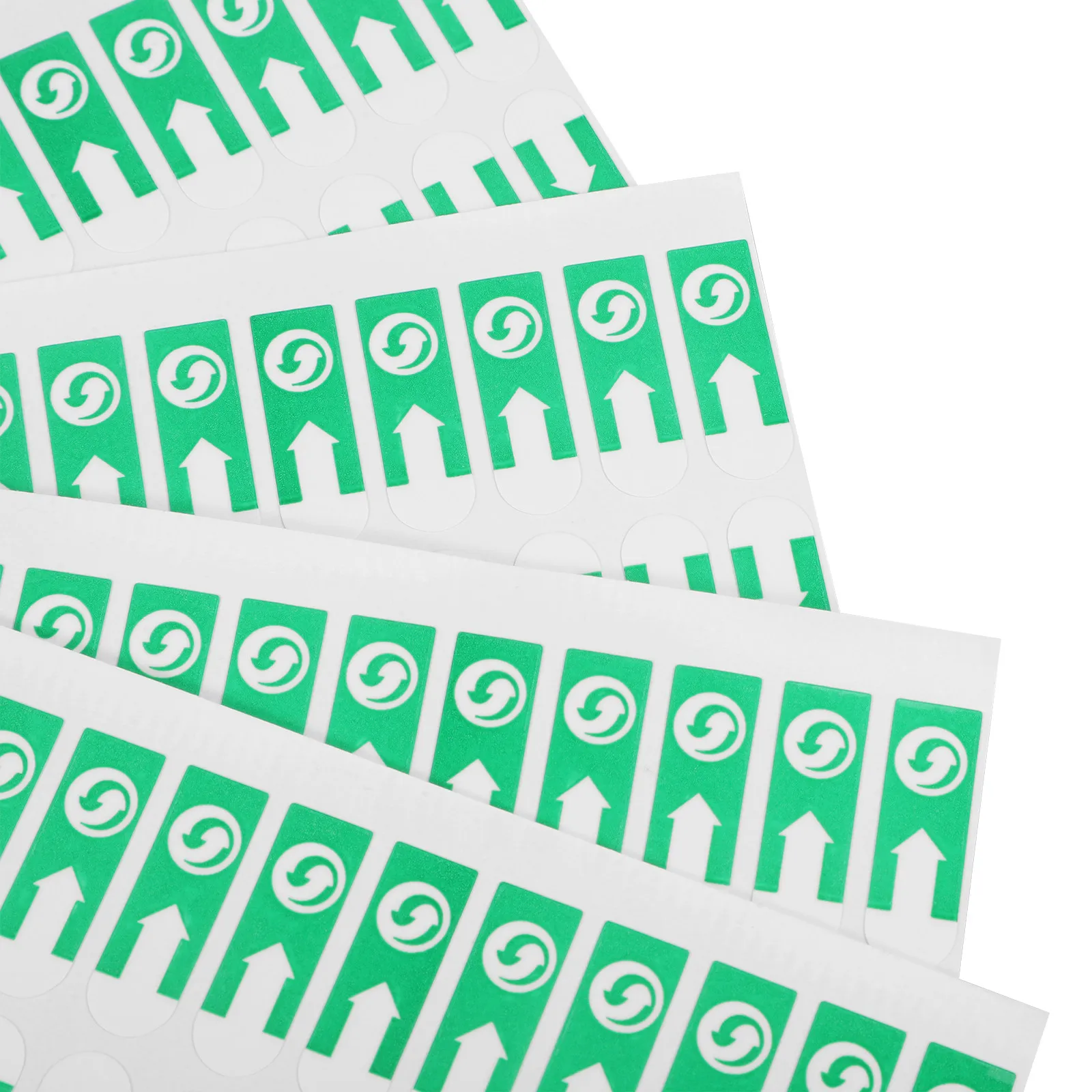 Фото 1000 шт. наклеек-стрелок для запечатывания пакетов, съемные клейкие наклейки-стрелки для маркировки направления вскрытия конвертов №2