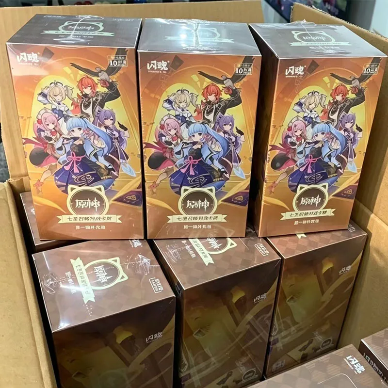 Фото SHININGSOUL Коллекционные карты Genshin Impact Genius Invokation TCG Боевая карта Ху Тао Райдэн Сёгун Аниме-коллекционная карта Подарок №3