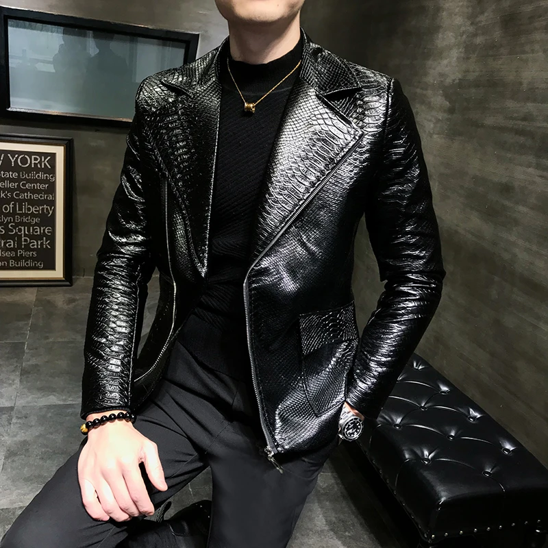 

winter jackets for men Faux Leather Casual