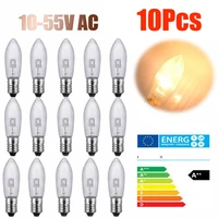 10pcs e10 led replcement lmp bulb cndle light bulbs for light chins 10v 55 v c for bthroom kitchen home bulbs decor