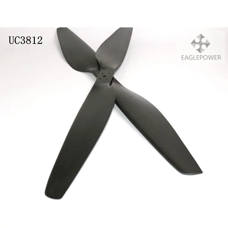 

1 Pair 38 inch UC3810 Carbon Fiber Matte Propeller High Efficiency Straight Paddle Prop for Agriculture VTOL-UAV Drone