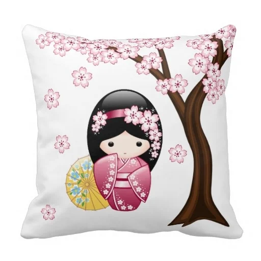 

Весенняя кукла Kokeshi-милая Японская Игрушка Geisha