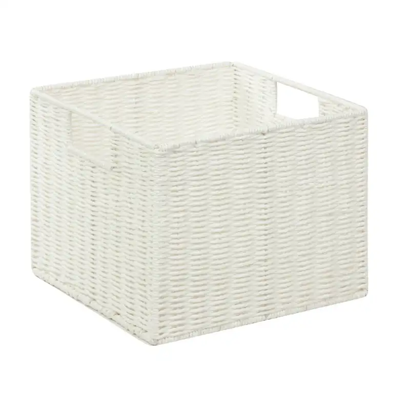 

Honey Can Do Parchment Cord Crate Storage Basket Portable Rattan Baskets Kitchen Tools