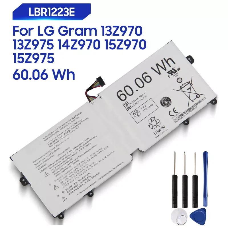

Replacement Battery For LG Gram 13Z975 14Z970 13Z970 15Z970 15Z975 LBR1223E Genuine Tablet Battery 60.06Wh