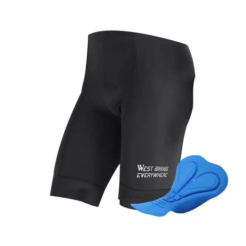 

Black Bike Shorts Reflective 3D Quick Drying Elastic Bicycle Clothes Black Breathable Anti Slip Sports Bicycle Tights