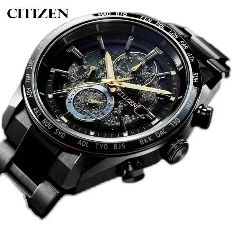 Часы CITIZEN Luxury The Back of Moon Мужские кварцевые модные повседневные мужские часы с