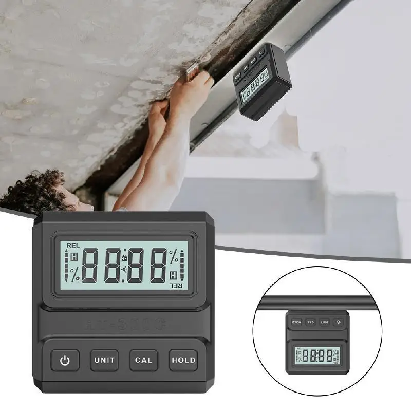 Цифровой транспортир Инклинометр 4х90 ° Угловой искатель уровня Магнитный датчик