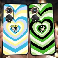 powerpuff girls phone case for honor 8a 9x pro 50 10i 20i 10 20 20s 9 8a 8s 8x 7a 5 7inch 7x pro lite shockproof soft cover bag
