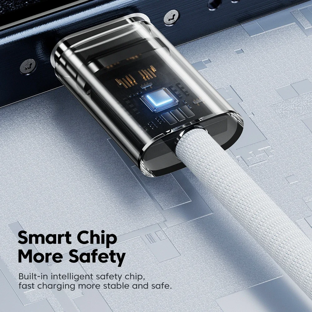 Кабель Toocki PD 60 Вт USB C на Type кабель для быстрой зарядки и передачи данных Huawei Samsung