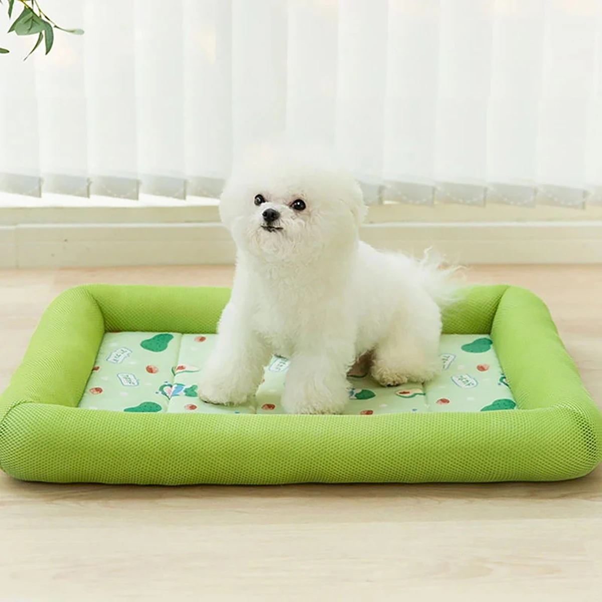 

Summer Cooling Pet Dog Mat Cat Ice Sofa Sleeping Bed Washable Square Mats For Dogs Cats Pet Quality Cool Cold Silk Dog Mats
