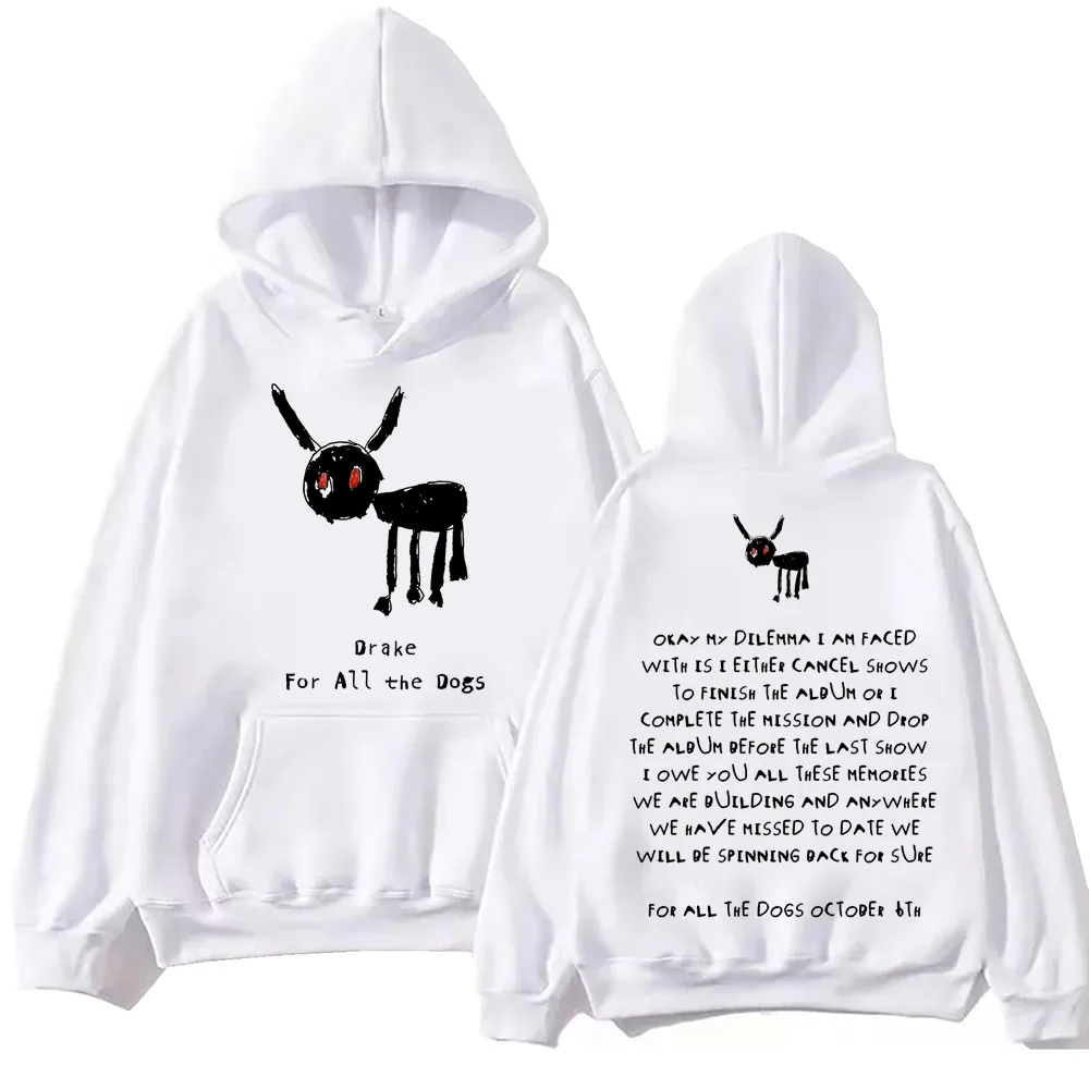 Толстовка с длинным рукавом и принтом Дрейка для всех собак