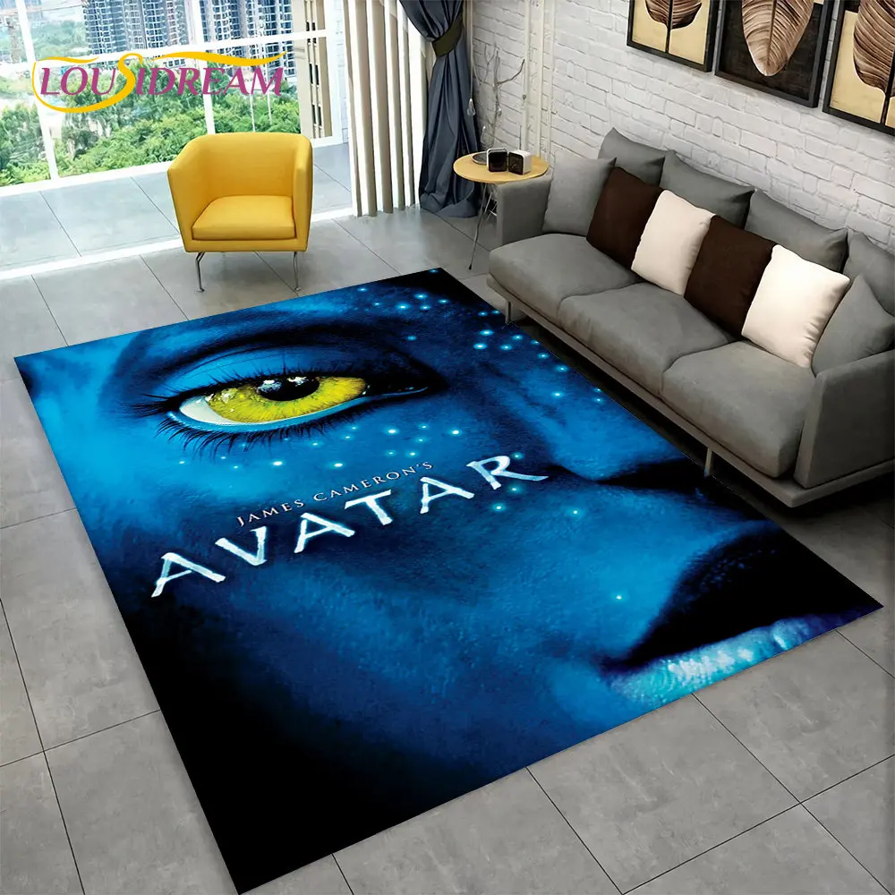 

3D Avatar Movie Area Rug Large,Carpet Rug for Home Living Room Bedroom Sofa Doormat Kitchen Decoration,Kids Non-slip Floor Mat