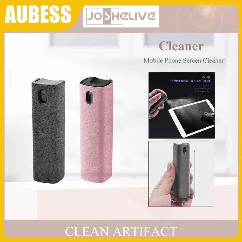

Mini Phone Clean Screens Spray Computer Screen Cleaner Spray Dust Removal Microfiber Cloth Cleaning Artifact Computer Cleaners