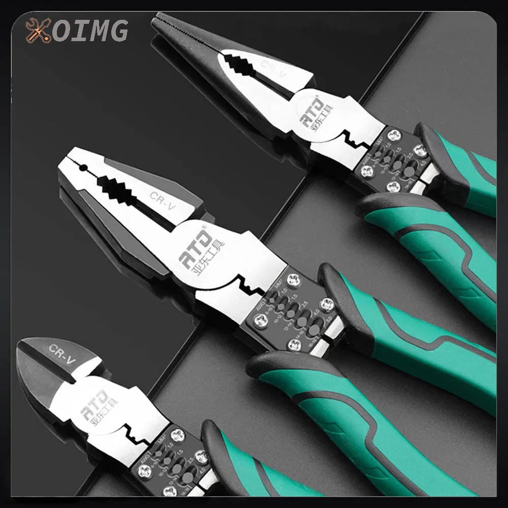 

Needle-nose Pliers 5-in-1 Multi-Function Wire Cutters Multiple Size Options Labor-Saving Wire Stripping Wire Cutters Chrome Vana