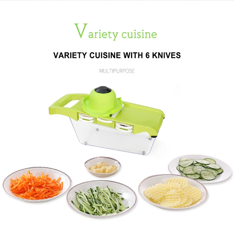 Овощерезка со стальным лезвием мандолина слайсер картофелечистка моркови сыра