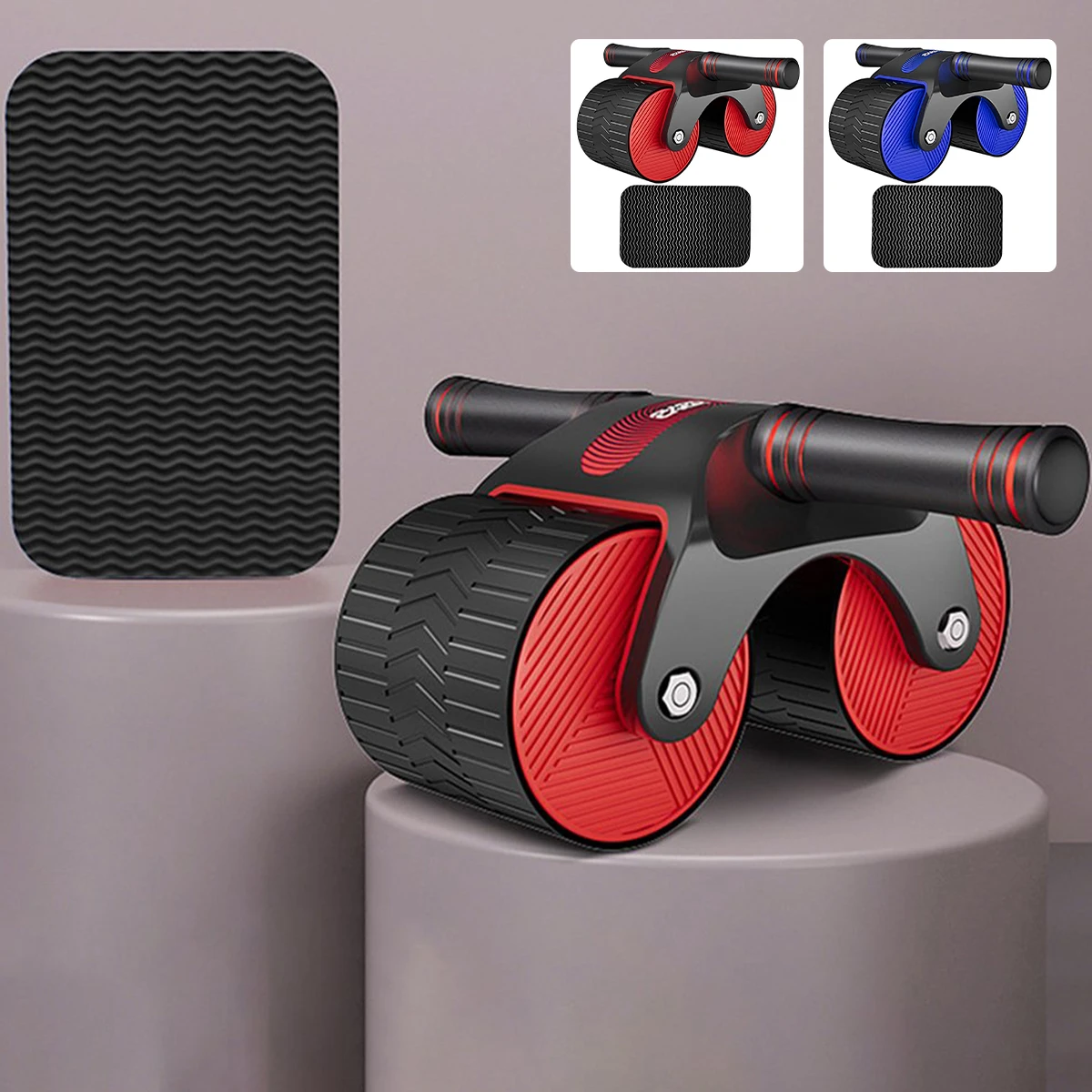 

Abdominal Roller Wheel Set Automatic Rebound Aabdominal Wheel Portable Wheels Roller Abdominal Exerciser Professional Roller