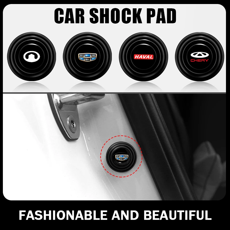 

4pcs Car Door Anti-collision Silicone Pad for Ssangyong Actyon Sport Korando Rexton Kyron Rodius Tivoli Musso Actyon Accessories
