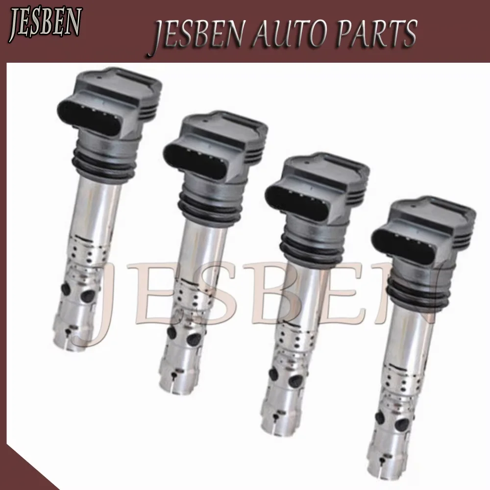 4шт. 0986221024 06B 905115 S 06A Д 06А Катушка зажигания подходит для AUDI A3 A4 A6 TT VW BORA GOLF PASSAT SEAT SKODA