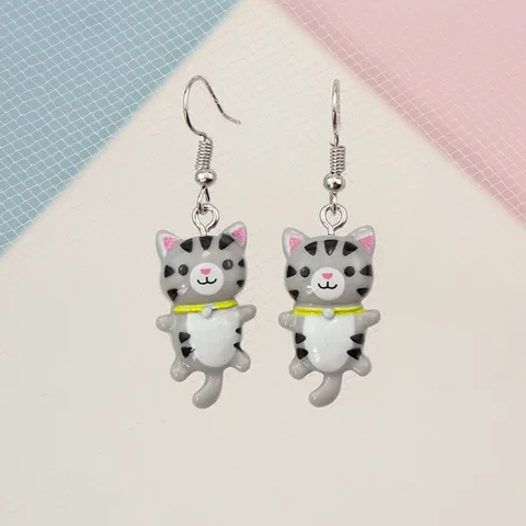 Yungqi Серьги-подвески с животными