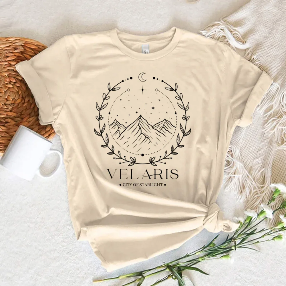 Футболка Acotar женская дизайнерская летний топ для девушек аниме одежда