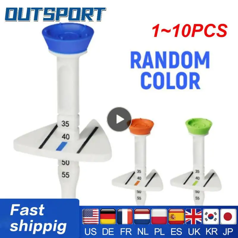 

1 ~ 10 шт., оранжевые булавки для гольфа