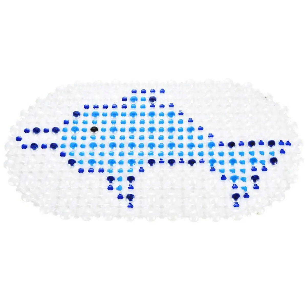 

Коврик для ванной и душа пластиковый с присоской мультяшный полый нескользящий коврик прозрачный пузырьковый детский безопасный ковер для...