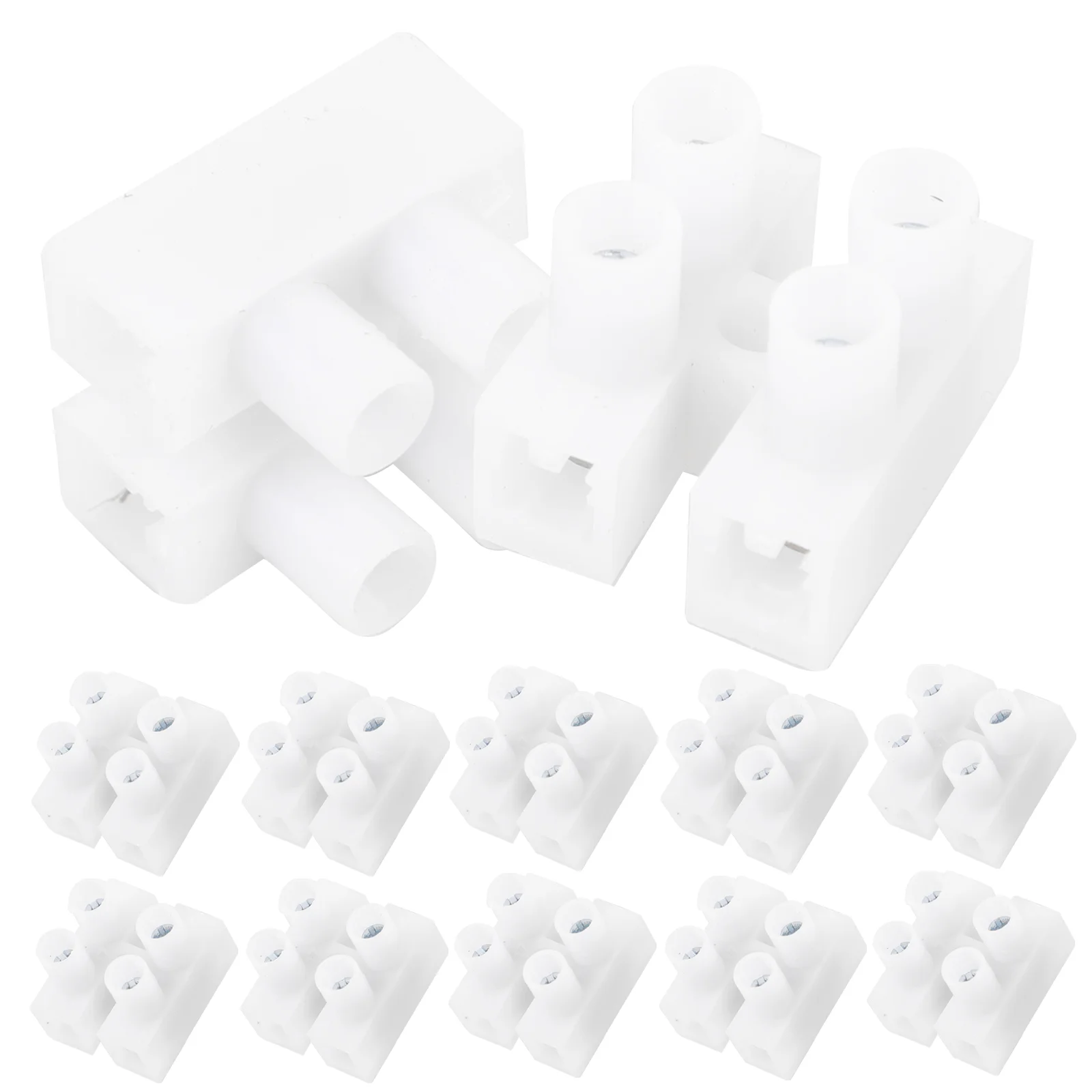 

100 Pcs Quick Terminal Cable Connectors Quick Connector Electric Wire Speaker Wire Connectors Pp Wiring Terminal Connection