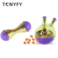 cat toy bone shape tumblers leaking ball feeder for cat kitten cat funny toy with bell pet supplies cat educational exercise toy